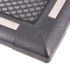Kratka kominkowa wentylacyjna EXCLUSIVE 10x20cm grafit / inox